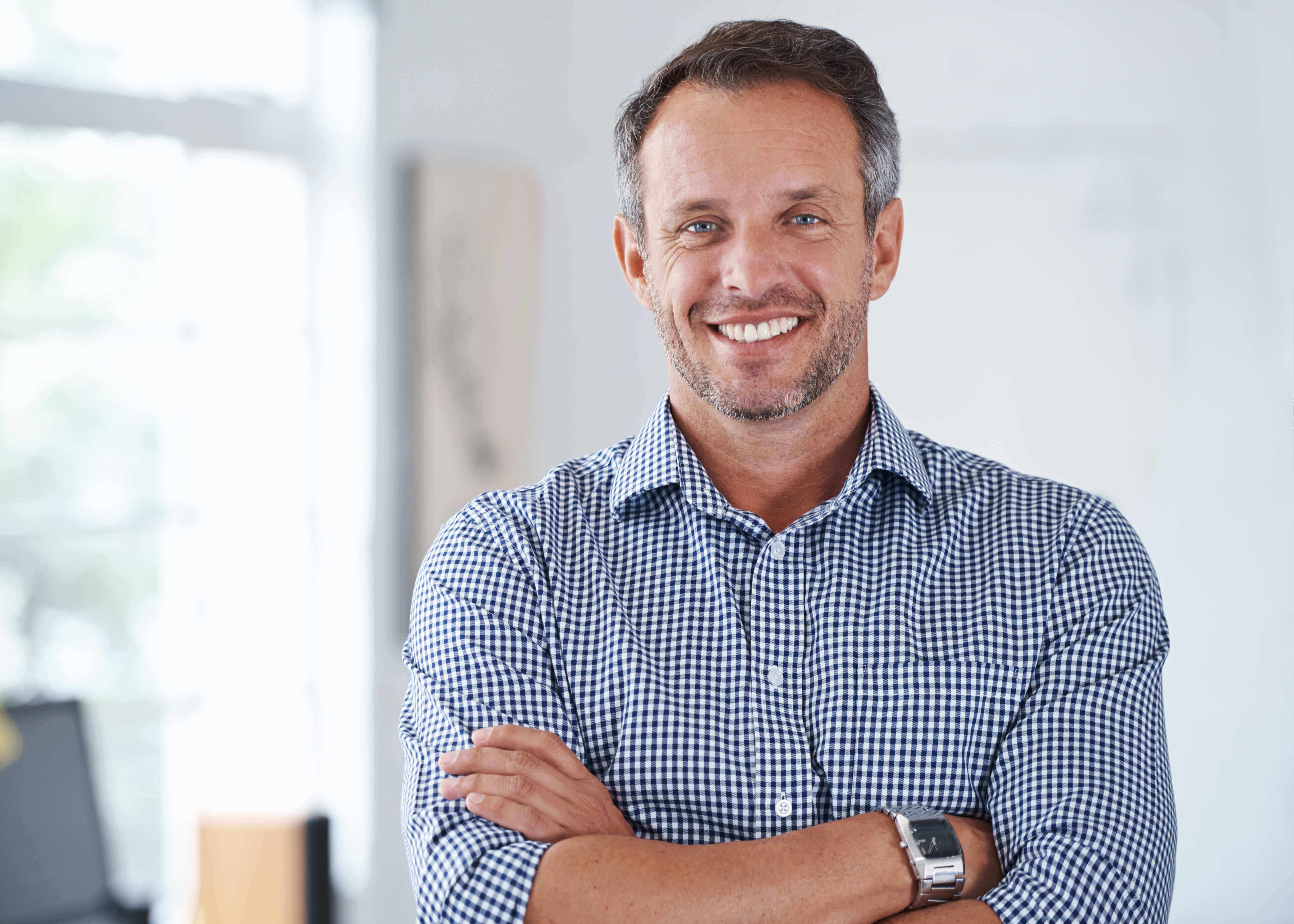 Man smiling